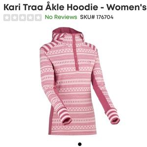 Kari Traa Åkle merino wool hoodie outdoor ski hiking base mid layer Norwegian